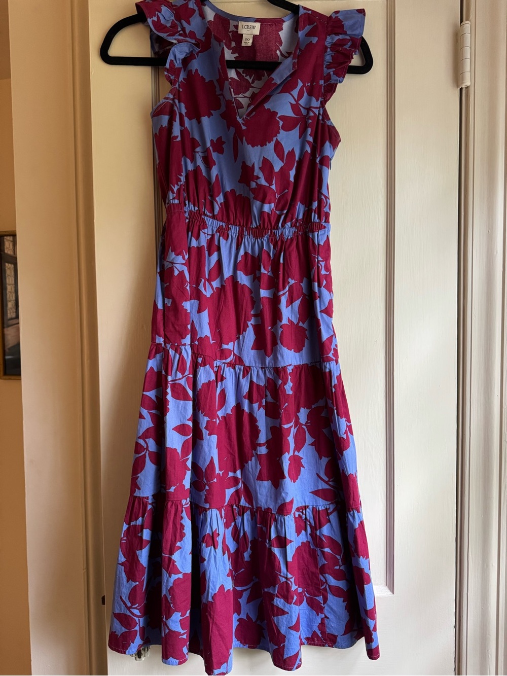 J. Crew Floral Midi Dress